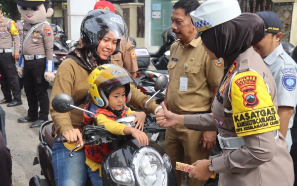 Operasi Keselamatan Candi 2026, Polres Tegal Gelar Pembinaan Humanis