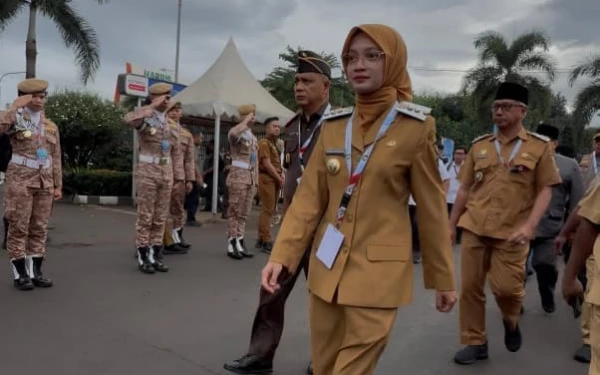 Thumbnail Berita - Hadiri Rakornas, Mbak Wali Kediri Tegaskan Siap Jalankan Arahan Presiden Prabowo