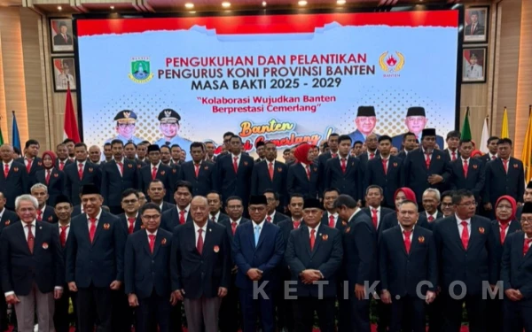 Thumbnail Berita - Pengurus KONI Banten 2025-2029 Resmi Dilantik, Ini Pesan Penting Ketua KONI Pusat