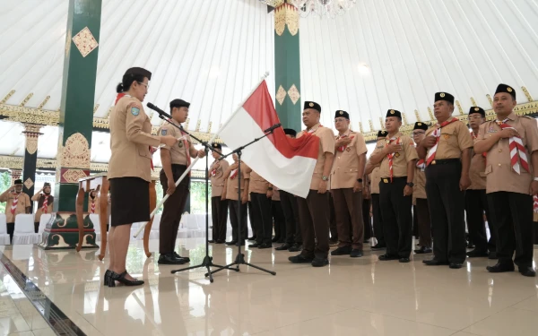 Thumbnail Berita - Harda Kiswaya Dilantik Jadi Ketua Mabicab Pramuka Sleman, Tekankan Adaptasi Zaman