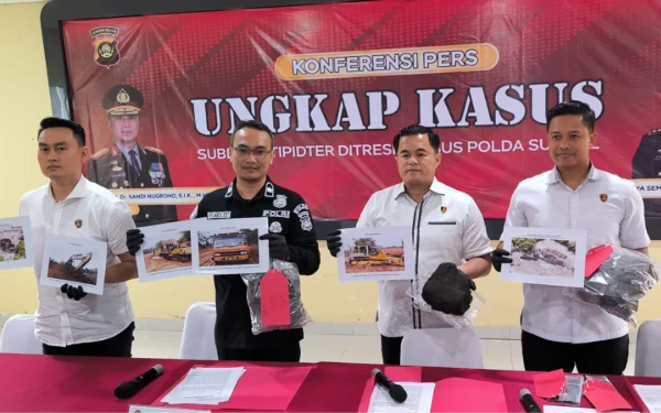 Thumbnail Berita - Polisi Bongkar Tambang Batu Bara Ilegal di Muba, Dua Orang Ditetapkan Tersangka