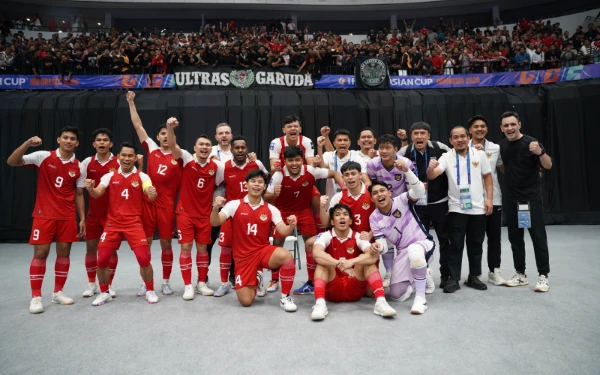 Thumbnail Berita - Timnas Futsal Indonesia Tanpa Beban Saat Hadapi Iran di Final FC Futsal Asian Cup 2026
