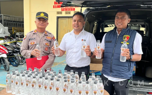 Thumbnail Berita - Ramadan di Depan Mata, Satreskrim Polres Sampang Sikat Peredaran Arak Bali