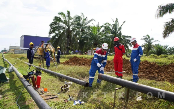Thumbnail Dukung Pertumbuhan Industri, Pertagas Salurkan Gas Bumi di KEK Sei Mangkei Sumut