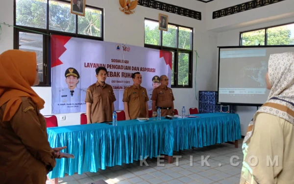 Thumbnail Berita - Permudah Pengaduan Warga, Diskominfo SP Lebak Terus Sosialisasikan Layanan Pengaduan dan Aspirasi Lebak RUHAY