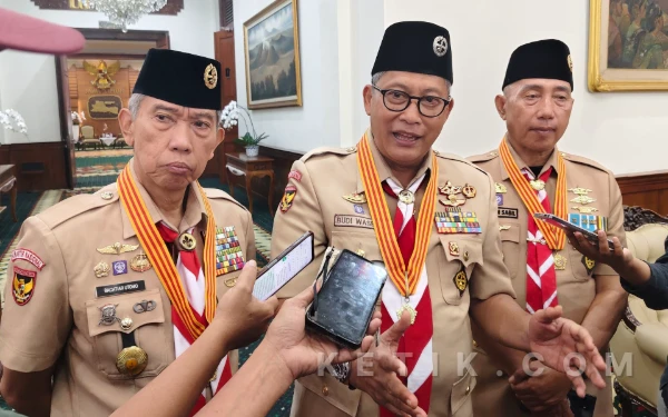 Thumbnail Berita - Kwarnas Terbitkan Panduan Karya Bakti Lebaran 2026, Pramuka Siap Layani Pemudik H-7 hingga H+7