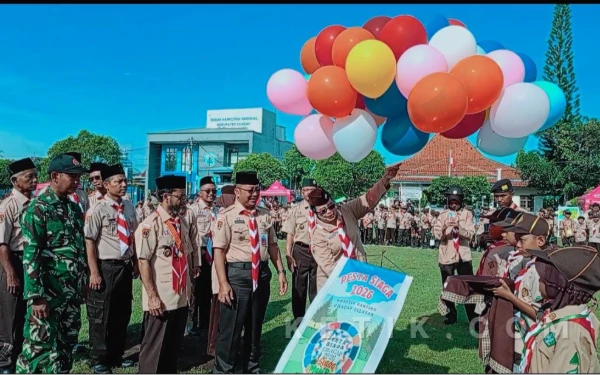 Bentuk Karakter Lewat Kegembiraan, 616 Siswa Ikuti Pesta Siaga 2026 Kwarran Cilacap Selatan