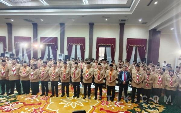 Thumbnail Berita - Resmi Dilantik, Ini Susunan Lengkap Pengurus Kwarda Pramuka Jatim 2025-2030