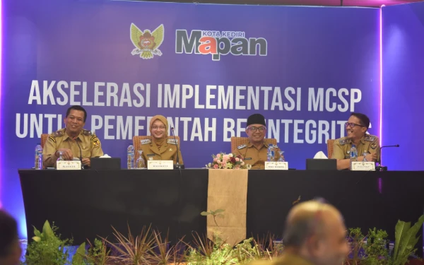 Thumbnail Berita - Akselerasi MCSP, Wali Kota Kediri Perkuat Pengendalian Internal untuk Cegah Korupsi