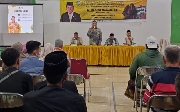 Thumbnail Berita - Reses di Kediri, Cak Hadi Upayakan Bantuan Alsintan untuk Dukung Ketahanan Pangan Nasional