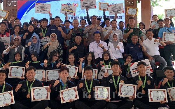 Thumbnail Berita - Ratusan Atlet Terima Reward, KONI Kabupaten  Blitar Fokus Pembinaan Menuju Porprov 2027