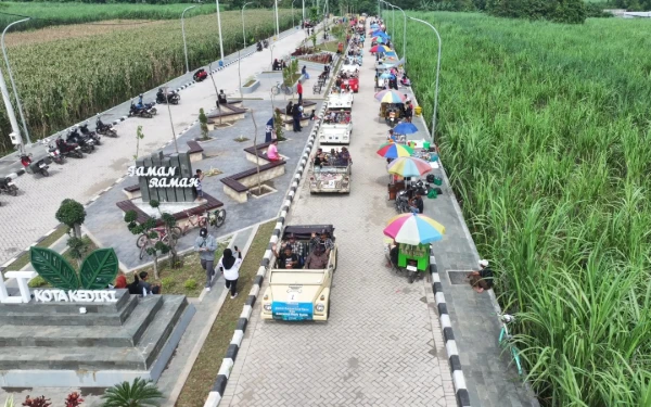 Mbak Wali Berangkatkan City Tour Volkswagen, Promosikan Berbagai Potensi Kota Kediri