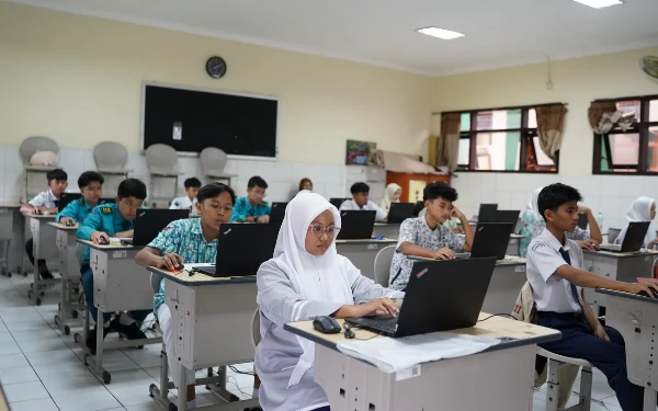 Thumbnail Berita - 1.065 Calon Siswa Jalani Tes SNMB MAN Program Unggulan Nasional di MAN 2 Kota Malang