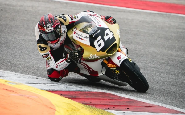 Thumbnail Berita - Practice Moto2 Austin, Rekor Lap Pecah, Mario Aji Posisi 25