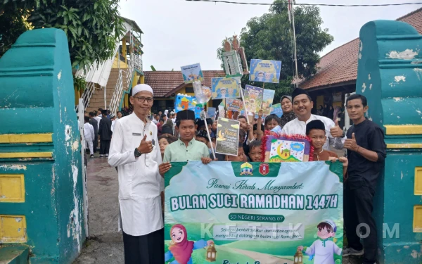 Thumbnail Berita - Gelar Tarhib Ramadan, Ini Pesan Kepala SDN 07 Serang