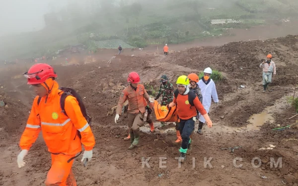 Pencarian Korban Longsor Cisarua Resmi Dihentikan, Total 101 Jasad Ditemukan