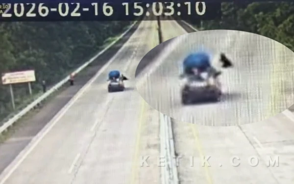 Pejalan Kaki Menerobos Jalan Tol Trans Sumatera Lampung, Satu Orang Tewas Tertabrak