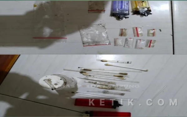 Asyik Pakai Narkoba, Pemilik Karaoke Lampung Timur Diamankan Polisi