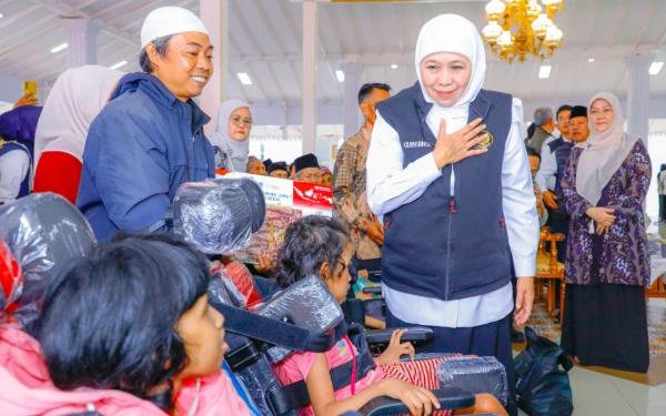 Bansos Perdana 2026! Gubernur Khofifah Kucurkan Rp7,7 Miliar untuk Warga Pasuruan
