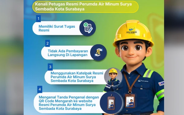 Thumbnail Berita - Waspada Penipuan! Perumda Air Minum Surya Sembada Ingatkan Pelanggan Kenali Petugas Resmi