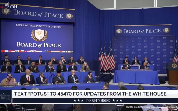 Thumbnail Berita - Presiden Trump Puji Prabowo dalam Pertemuan Perdana BoP: Anda Luar Biasa