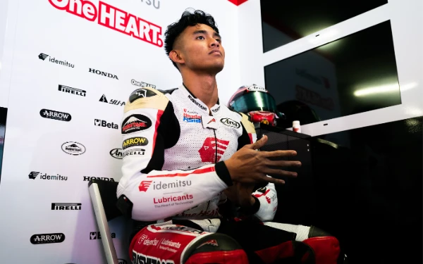 Thumbnail Berita - Mario Aji Gas Pol Tatap Seri Perdana Moto2 2026 di Buriram