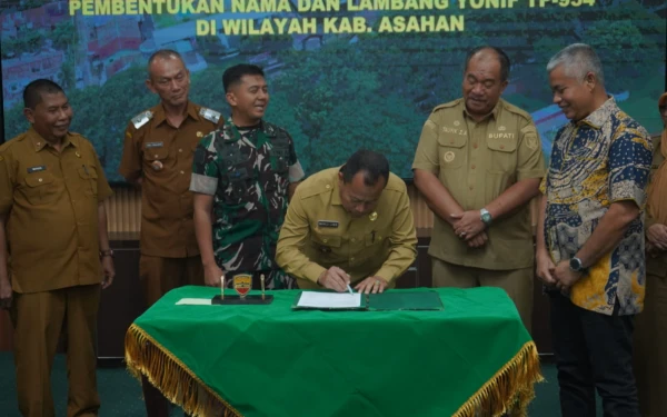 Thumbnail Berita - Bupati Asahan Dukung Pembentukan Yonif TP-954 Naga Berkisar dan Pembangunan KDMP