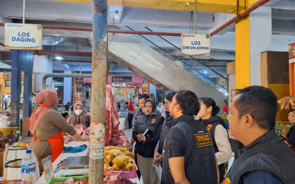 Sidak Pasar, Satgas Pangan Polres Madiun Kota: Harga Cabe Rawit Masih Tinggi