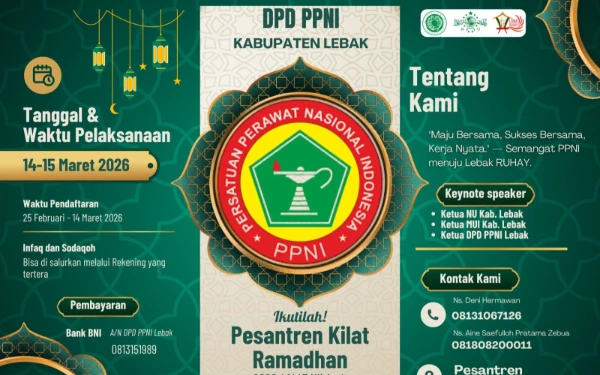 Thumbnail Berita - PPNI Kabupaten Lebak Gelar Pesantren Kilat Ramadan, Perkuat Spiritualitas dan Sinergi Lintas Nakes