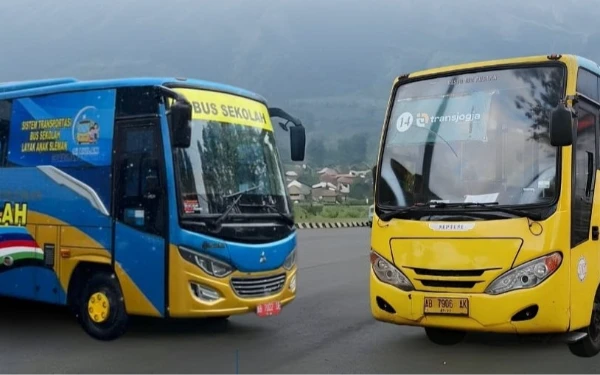 Thumbnail Berita - Pemkab Sleman Luncurkan 'Si Bulan', Solusi Bus Gratis yang Mengusir Cemas Orang Tua Murid