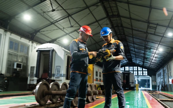 Thumbnail Berita - Jelang Angkutan Lebaran 2026, KAI Daop 7 Madiun Intensifkan Perawatan Lokomotif dan Kereta