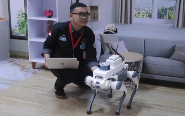 ITS Kenalkan RoboDog, Robot Anjing Otonom yang Bisa Dikendalikan dari Ribuan Kilometer