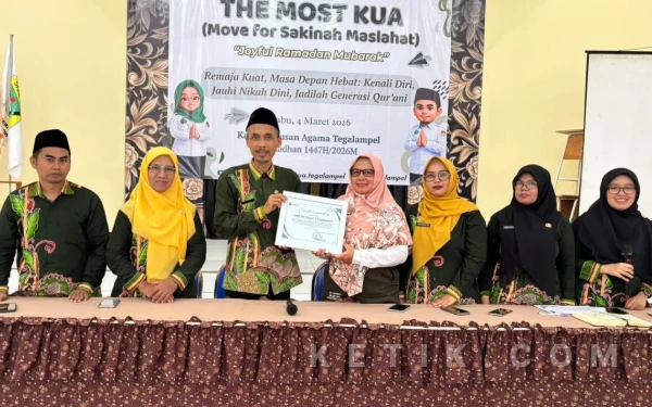 Thumbnail Berita - Via 'The Most KUA', KUA Tegalampel Bondowoso Ajak Pelajar Jadi Generasi Qur’ani Berkarakter