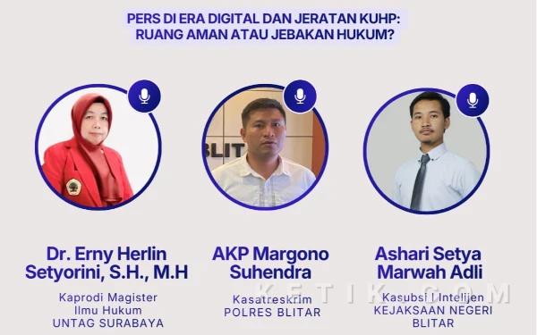Thumbnail Berita - HPN 2026, PWI Blitar Raya Angkat Isu Risiko Hukum Wartawan di Era Digital