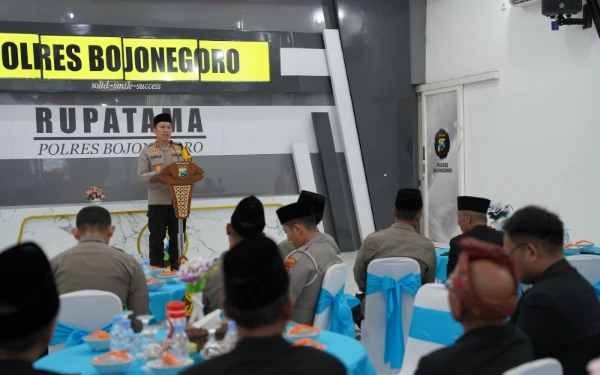 Thumbnail Berita - Kapolres Bojonegoro Gelar Silaturahmi Ramadan Bersama Dai dan Pendeta Kamtibmas