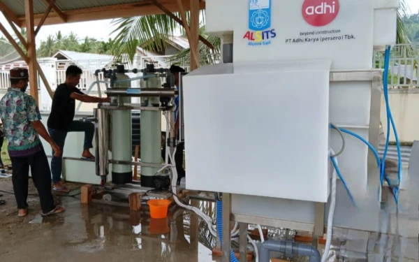 Thumbnail Berita - Bantu Warga Terdampak Bencana Alam di Pidie Jaya, ITS Bangun Instalasi Air Bersih