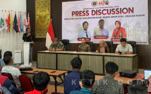 Thumbnail Berita - PWI Blitar Raya Bahas KUHP Baru dan Sengketa Pers dalam Diskusi HPN 2026
