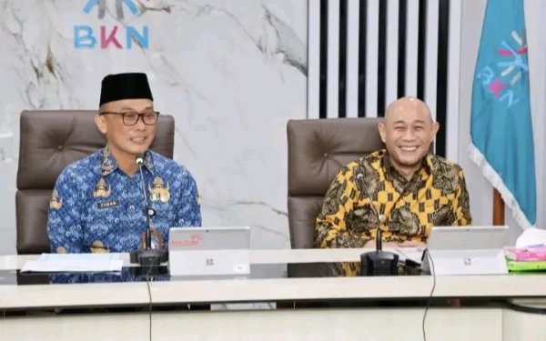 Wali Kota Linggau Racham Hidayat Kunker ke BKN, Agenda Ekspose Manajemen Talenta