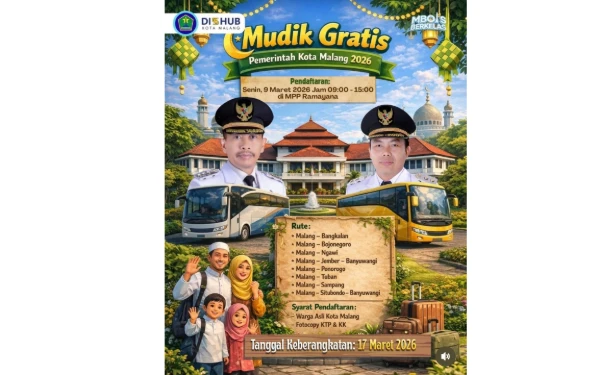 Thumbnail Berita - Kuota Ditambah, Pemkot Malang Siapkan 9 Bus Mudik Gratis, Buruan Daftar Ker!