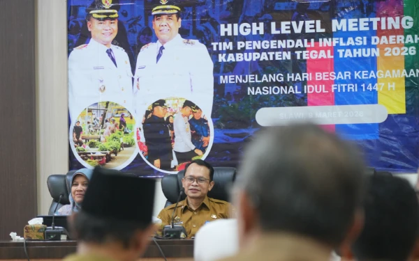 Thumbnail Berita - Pemkab Tegal Terapkan Strategi 4K untuk Jaga Stabilitas Harga Kebutuhan Pokok Jelang Idulfitri