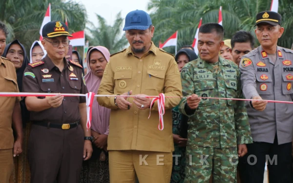Thumbnail Berita - Jembatan Modular di Tanjung Genteng Aceh Tamiang Diresmikan