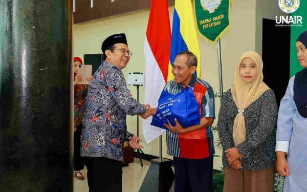 DWP Unair Bersama BNI Gelar Baksos Ramadan, 1.000 Paket Sembako Disalurkan