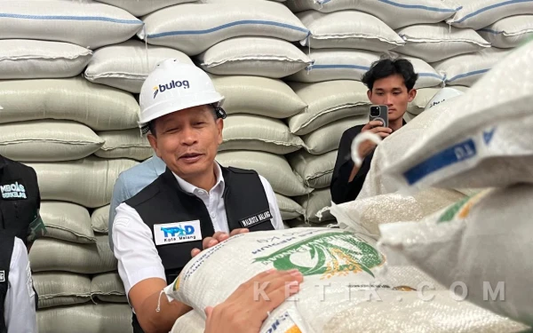Thumbnail Berita - Wali Kota Malang Pastikan Stok Beras Aman Hingga 10 Bulan ke Depan