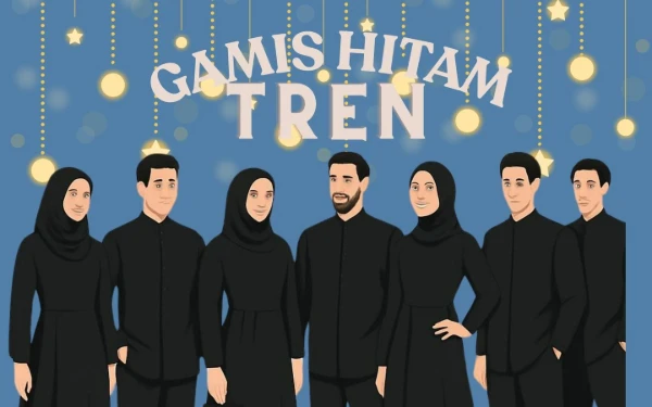 Thumbnail Berita - Sederhana tapi Elegan! Gamis Hitam Tetap Jadi Favorit Saat Lebaran