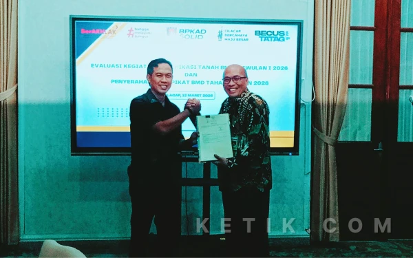 Kantah Cilacap Serahkan 81 Sertifikat Aset Pemda, Target 2.002 Bidang Tuntas pada 2027