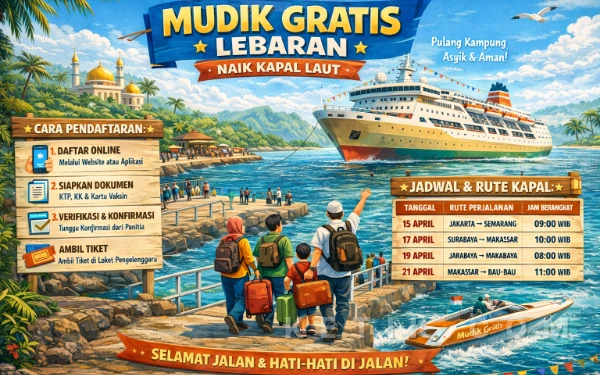 Thumbnail Berita - Cek! Jadwal dan Cara Daftar Mudik Gratis Pemkab Halsel 2026