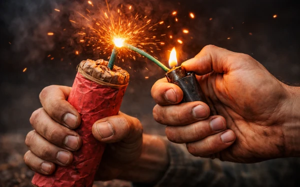 Thumbnail Berita - Ledakan Bubuk Mercon di Gudo Jombang, 5 Remaja Alami Luka Bakar Serius