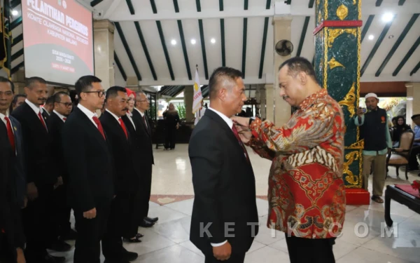 Thumbnail Darmadi Dilantik Ketua KONI Kabupaten Malang, Fokus Pembinaan Atlet Sejak Dini hingga Siap Tempur di Porprov Jatim ‎