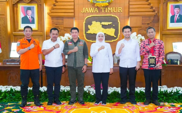 Thumbnail Perkuat Kesiapsiagaan Hadapi Kemarau 2026, Pemprov Jatim dan BNPB Petakan Risiko Kekeringan