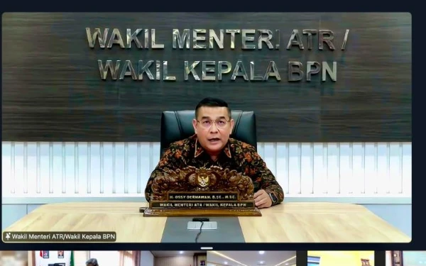 Thumbnail Berita - Penyelesaian Berkas Layanan Pertanahan, Wamen Ossy Tegaskan Target Progresif di Akhir Maret 2026